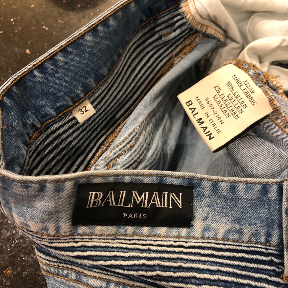 Balmain Denim shorts size 32